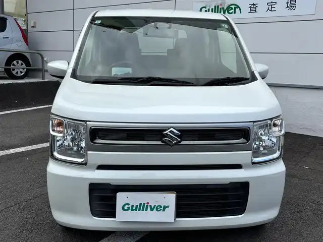 スズキ ワゴンＲ HYBRID FX リミテッド 長崎県 2019(令1)年 4.2万km ピュアホワイトP ワンオーナー/社外メモリナビ/（CD/DVD/BT/フルセグ）/バックカメラ/衝突軽減システム/レーンアシスト/ヘッドアップディスプレイ/ドライブレコーダー/オートライト/スマートキー/プッシュスタート/シートヒーター/ETC/純正14インチAW