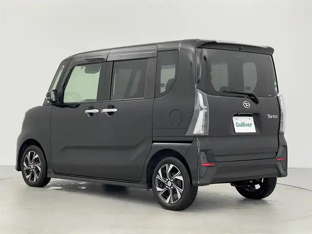 ダイハツ タント カスタム X 群馬県 2019(令1)年 4.2万km ブラックマイカメタリック 社外7型ナビ/ (FM.AM.USB.SD.Ipod.BT.フルセグTV./CD.DVD)/プッシュスタート /スマートキー /純正ビルトインETC /両側パワースライドドア /バックカメラ /プリクラッシュセーフティ /横滑り防止 /クリアランスソナー /LEDヘッドライト