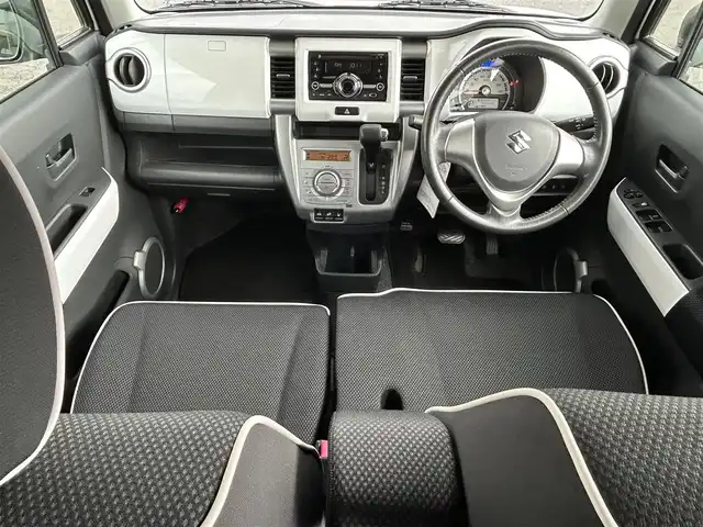 スズキ ハスラー X ターボ 福島県 2015(平27)年 5.2万km パールホワイト/ブラック2トーンルーフ 4WD/ターボ/社外オーディオ/型番：CX211BK/【CD/USB/AUX】/運転席シートヒーター/レーダーブレーキサポート/HIDオートライト/アイドリングストップ/純正フロアマット/純正ドアバイザー