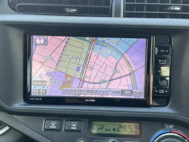 トヨタ アクア G ブラックソフトレザーセレ 愛知県 2014(平26)年 4.5万km ライムホワイトパールクリスタルシャイン (株)IDOMが運営する【じしゃロン豊川店】の自社ローン専用車両になります。こちらは現金またはオートローンご利用時の価格です。自社ローンご希望の方は別途その旨お申付け下さい/ 社外メモリナビ/　◯ CD再生機能/　◯ DVD再生機能/　◯ BT対応/　◯ フルセグTV/ バックカメラ/ ETC/ オートライト/ ドアバイザー/ ウインカーミラー/ プッシュスタート/ フロアマット