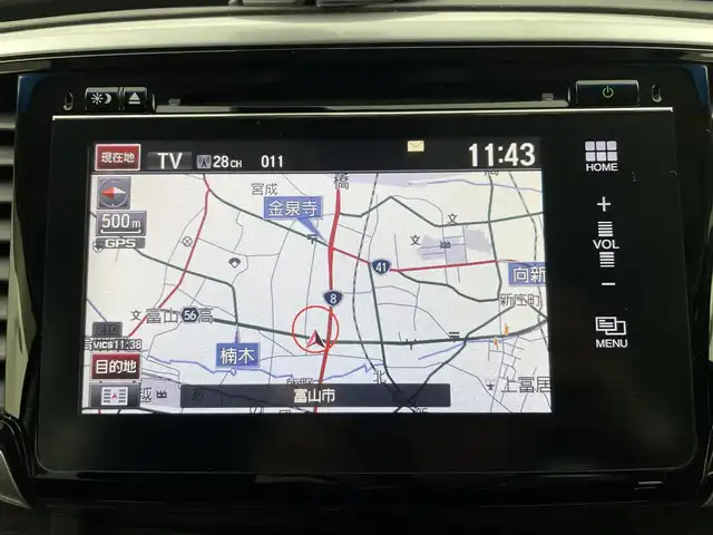 ホンダ オデッセイ アブソルート EX 富山県 2013(平25)年 6.1万km プレミアムヴィーナスブラックP 純正ナビ（CD/DVD/USB/HDMI/BT）/フルセグTV/アラウンドビューモニター/両側パワースライドドア/シティブレーキアクティブシステム/ブラインドスポットモニター/クルーズコントロール/ブラインドスポットモニター/ハーフレザーシート/ビルトインETC/ドライブレコーダー前後/パドルシフト/スマートキー×２/プッシュスタート/オートライト/リア・ドアミラーヒーター装着車