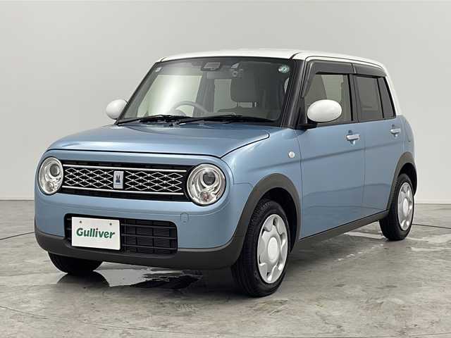 スズキ ラパン モード 三重県 2021(令3)年 2.6万km フィズブルーパールメタリック/ホワイト 2トーンルーフ 禁煙車/社外7型ナビ/CD/DVD/USB/BT/フルセグTV/バックカメラ/衝突被害軽減ブレーキ/レーンキープアシスト/コーナーセンサー（後方）/ビルトインETC/ドライブレコーダー/LEDヘッドライト/純正フロアマット/ステアリングスイッチ