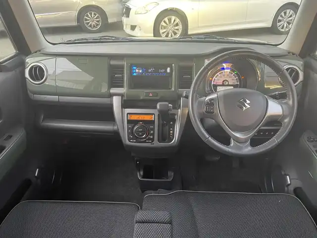 スズキ ハスラー Jスタイル 大阪府 2015(平27)年 7.3万km クールカーキパールメタリック/ホワイト2トーンルーフ (株)IDOMが運営する【じしゃロン東大阪店】の自社ローン専用車両になりますこちらは現金またはオートローンご利用時の価格です。自社ローンご希望の方は別途その旨お申付け下さい/社外CD/シートヒーター/ホワイトルーフ/スマートキー/プッシュスタート/電動ミラー/レーダーブレーキ/オートライト/オートエアコン/取説＆保証書