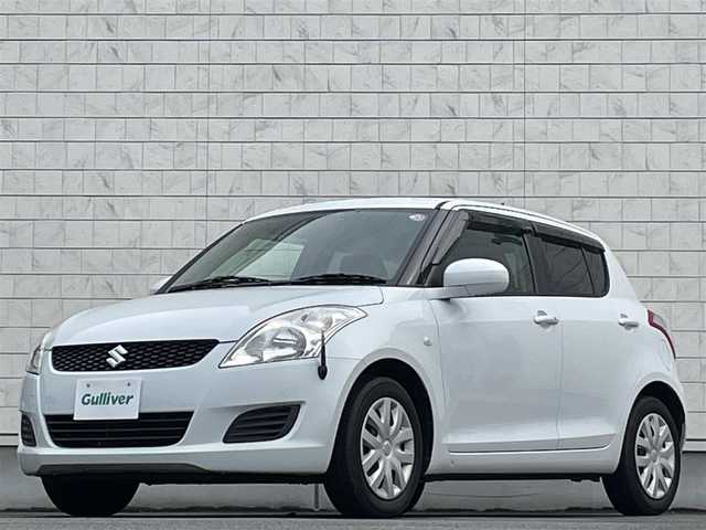 スズキ スイフト XG 岩手県 2012(平24)年 4.4万km スノーホワイトパール 禁煙車/5MT/LEDヘッドライト/プッシュスタート/電動格納ミラー/純正オーディオ/→CD/FM/AM/〇パワーウィンドウ/〇シガーソケット/トノカバー