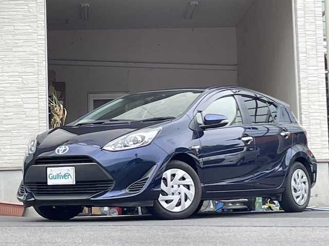 トヨタ アクア S スタイルブラック 大分県 2018(平30)年 2.5万km ダークブルーマイカ 純正ビルトインETC/オートライト/オートマチックハイビーム/レーンキープアシスト/衝突被害軽減ブレーキ/バックカメラ