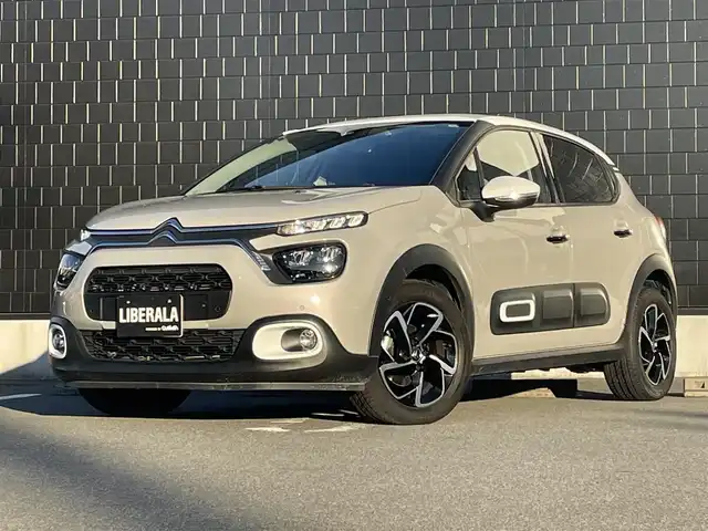 シトロエン Ｃ３ シャイン 静岡県 2021(令3)年 3.2万km サーブル ワンオーナー/純正OPナビフルセグTVCarplayAndroidauto対応Bluetooth/バックカメラ/アクティブセーフティ/車線逸脱警告/ブラインドスポットモニター/LEDVISIONヘッドライト/インテリジェントHiビーム/スマートキー/ETC