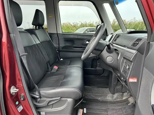 ダイハツ タント カスタム X トップED SA Ⅲ 鹿児島県 2017(平29)年 7.1万km ファイアークォーツレッドM ワンオーナー/社外ナビ AVIC-CZ700/(Bluetooth/フルセグTV/CD/DVD)/バックカメラ/両側パワースライドドア/LEDヘッドライト/ハーフレザーシート/運転席シートヒーター/純正14インチアルミホイール/アイドリングストップ/スマートキー/ETC