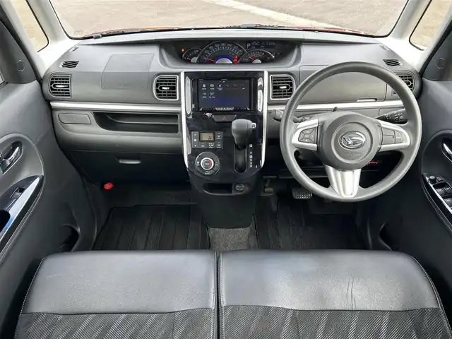 ダイハツ タント カスタム X トップED SA Ⅲ 鹿児島県 2017(平29)年 7.1万km ファイアークォーツレッドM ワンオーナー/社外ナビ AVIC-CZ700/(Bluetooth/フルセグTV/CD/DVD)/バックカメラ/両側パワースライドドア/LEDヘッドライト/ハーフレザーシート/運転席シートヒーター/純正14インチアルミホイール/アイドリングストップ/スマートキー/ETC