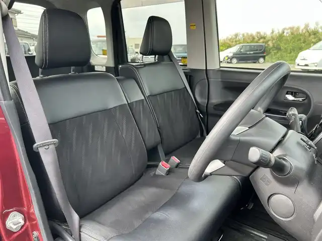 ダイハツ タント カスタム X トップED SA Ⅲ 鹿児島県 2017(平29)年 7.1万km ファイアークォーツレッドM ワンオーナー/社外ナビ AVIC-CZ700/(Bluetooth/フルセグTV/CD/DVD)/バックカメラ/両側パワースライドドア/LEDヘッドライト/ハーフレザーシート/運転席シートヒーター/純正14インチアルミホイール/アイドリングストップ/スマートキー/ETC