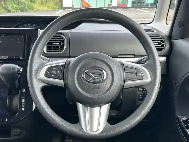 ダイハツ タント カスタム X トップED SA Ⅲ 鹿児島県 2017(平29)年 7.1万km ファイアークォーツレッドM ワンオーナー/社外ナビ AVIC-CZ700/(Bluetooth/フルセグTV/CD/DVD)/バックカメラ/両側パワースライドドア/LEDヘッドライト/ハーフレザーシート/運転席シートヒーター/純正14インチアルミホイール/アイドリングストップ/スマートキー/ETC