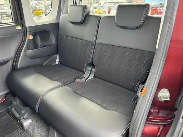 ダイハツ タント カスタム X トップED SA Ⅲ 鹿児島県 2017(平29)年 7.1万km ファイアークォーツレッドM ワンオーナー/社外ナビ AVIC-CZ700/(Bluetooth/フルセグTV/CD/DVD)/バックカメラ/両側パワースライドドア/LEDヘッドライト/ハーフレザーシート/運転席シートヒーター/純正14インチアルミホイール/アイドリングストップ/スマートキー/ETC