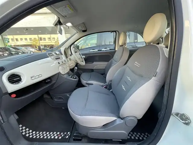 フィアット ５００Ｓ ツインエア 岡山県 2014(平26)年 7.2万km ボサノバホワイト 登録時走行距離72016km/ラジオカセット/(AM/FM)/パワーウィンドウ/パワーステアリング/USB入力端子/リモコンキー/純正１５インチアルミホイール/MT付きAT/保証書/取扱説明書/記録簿/キセノンヘッドライト