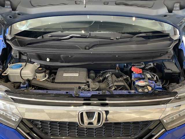ホンダ Ｎ ＢＯＸ カスタム G EX ホンダセンシング 福井県 2018(平30)年 5.2万km ブリリアントスポーティブルーメタリック2トーン 純正8インチナビ/フルセグTV/バックカメラ/ETC/ドライブレコーダー/片側パワースライドドア/ホンダセンシング/・アダプティブクルーズコントロール/・先行車発進お知らせ機能/・標識認識機能/・レーンキープアシスト/・衝突軽減ブレーキ/オートライト/LEDヘッドライト/純正14インチAW/プッシュスタート/スマートキー/スーパースライドシート/ステアリングスイッチ/純正フロアマット