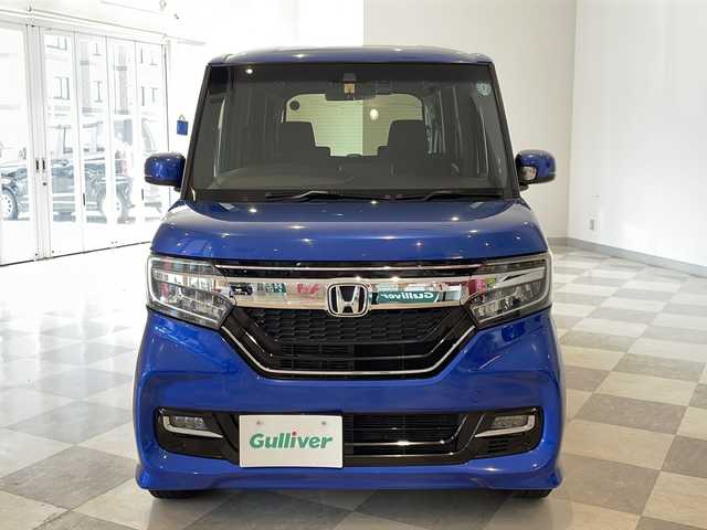 ホンダ Ｎ ＢＯＸ カスタム G EX ホンダセンシング 福井県 2018(平30)年 5.2万km ブリリアントスポーティブルーメタリック2トーン 純正8インチナビ/フルセグTV/バックカメラ/ETC/ドライブレコーダー/片側パワースライドドア/ホンダセンシング/・アダプティブクルーズコントロール/・先行車発進お知らせ機能/・標識認識機能/・レーンキープアシスト/・衝突軽減ブレーキ/オートライト/LEDヘッドライト/純正14インチAW/プッシュスタート/スマートキー/スーパースライドシート/ステアリングスイッチ/純正フロアマット