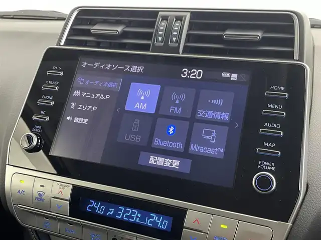 トヨタ ランドクルーザー プラド TX Lパッケージ 群馬県 2022(令4)年 2.1万km ブラック モデリスタエアロ　純正ナビ　パノラミックビューモニター　ブラインドスポットモニター　レーダークルーズコントロール　レーンキープアシスト　プリクラッシュセーフティ　シートヒーター　ドラレコ　ＥＴＣ