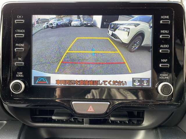 トヨタ ヤリス ハイブリッド G 山形県 2023(令5)年 0.5万km スーパーホワイトⅡ ワンオーナー/純正ナビ/Bluetooth接続/バックカメラ/ハロゲンヘッドライト/オートライト/プリクラッシュセーフティ/クリアランスソナー/オートハイビーム