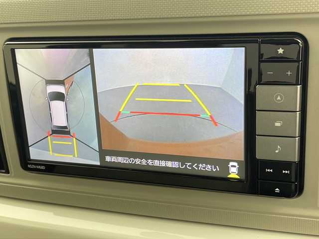 ダイハツ ミラ トコット G SA Ⅲ 岐阜県 2018(平30)年 2.5万km ジューシーピンクM 純正7インチSDナビ/　(AM/FM/CD/DVD/Bluetooth/フルセグTV)/全方位モニター/スマートアシストIII/衝突軽減ブレーキ/コーナーセンサー/オートハイビーム/LEDヘッドライト/シートヒーター/ステアリングスイッチ/ドライブレコーダー/純正ホイールキャップ/純正ドアバイザー/電動格納ミラー/ヘッドライトレベライザー