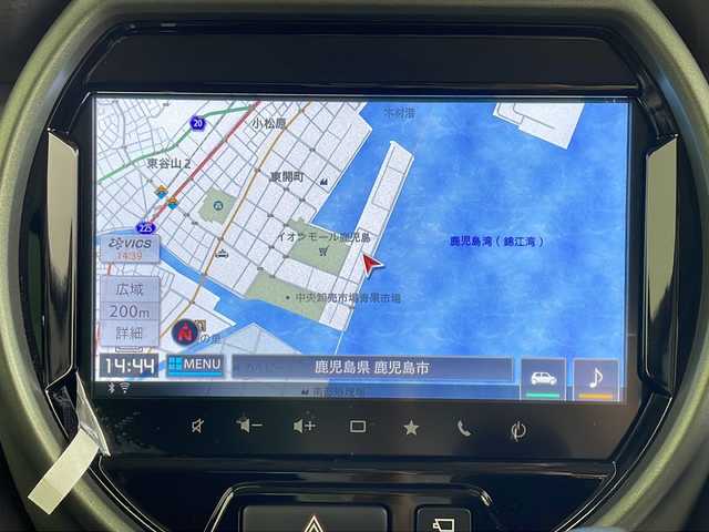 スズキ ハスラー タフワイルド・ターボ 鹿児島県 2024(令6)年 0.5万km オフブルーメタリック/ブラック 2トーン 純正９型ナビ/(フルセグ/Bluetooth/CD/DVD)/全方位カメラ　/バックカメラ　/レーダークルーズコントロール　/パドルシフト　/ルーフレール/ターボ　/前席シートヒーター　/オートマチックハイビーム　/ウインカーミラー　/シートリフター　/純正フロアマット　/ＬＥＤヘッドライト/ISOFIX/純正15インチアルミホイール/オートマチックハイビーム/オートライト/プッシュスタートボタン/保証書/取扱説明書/スペアキー1本