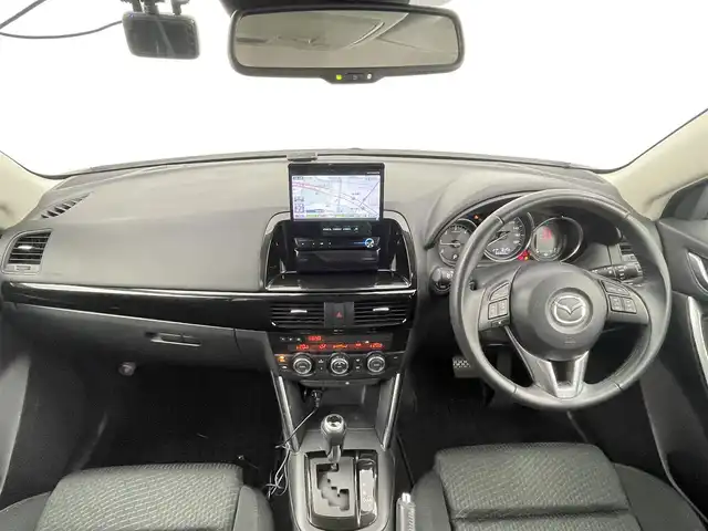 マツダ ＣＸ－５ XD 千葉県 2012(平24)年 6.7万km クリスタルホワイトパールマイカ 禁煙車/衝突軽減ブレーキ/社外ナビ（AVIC-VH09）/フルセグTV/Bluetooth接続/バックカメラ/クルーズコントロール/横滑り防止機能/ETC/パドルシフト/ステアリングスイッチ/オートライト/純正19インチアルミホイール/純正フロアマット/スマートキー/プッシュスタート/スペアキー