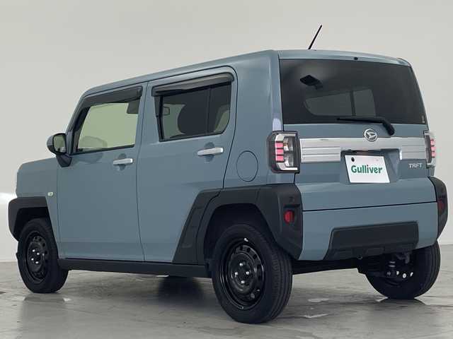 ダイハツ タフト X ターボ 愛知県 2022(令4)年 1.9万km レイクブルーメタリック 純正ナビ/・Bluetooth/・CD/DVD/・フルセグテレビ/バックカメラ/ガラスルーフ/衝突軽減ブレーキ/レーンキープアシスト/オートマチックハイビーム/前後コーナーセンサー/純正フロアマット/スマートキー/ＥＴＣ/スペアキー