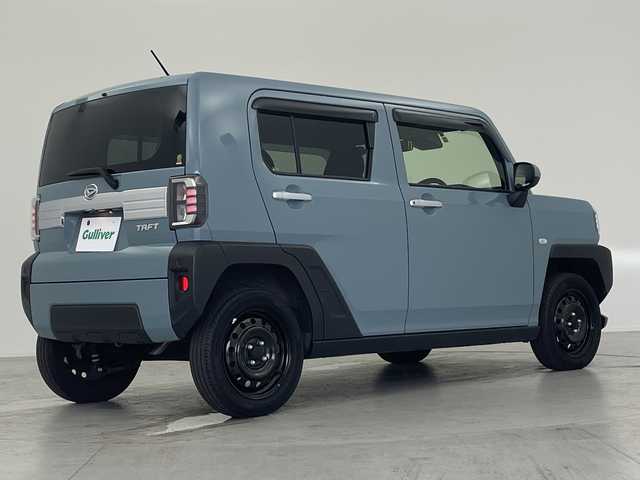 ダイハツ タフト X ターボ 愛知県 2022(令4)年 1.9万km レイクブルーメタリック 純正ナビ/・Bluetooth/・CD/DVD/・フルセグテレビ/バックカメラ/ガラスルーフ/衝突軽減ブレーキ/レーンキープアシスト/オートマチックハイビーム/前後コーナーセンサー/純正フロアマット/スマートキー/ＥＴＣ/スペアキー
