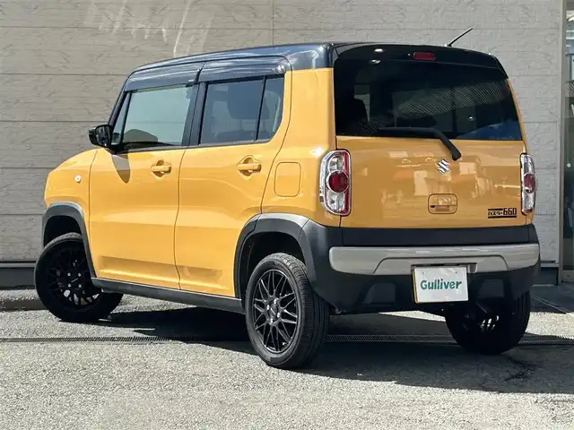 スズキ ハスラー G 愛知県 2017(平29)年 6.4万km アクティブイエロー/ブラック2トーンルーフ 社外メモリーナビ/・CD/DVD/・Bluetooth/・SD音楽録音/・フルセグテレビ/バックカメラ/運転席シートヒーター/アイドリングストップ/ヘッドライトレベライザー/前後ドライブレコーダー/オートライト/ビルトインETC