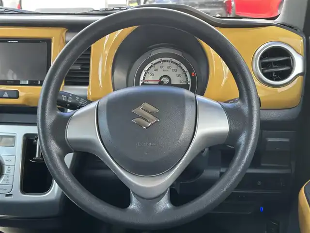 スズキ ハスラー G 愛知県 2017(平29)年 6.4万km アクティブイエロー/ブラック2トーンルーフ 社外メモリーナビ/・CD/DVD/・Bluetooth/・SD音楽録音/・フルセグテレビ/バックカメラ/運転席シートヒーター/アイドリングストップ/ヘッドライトレベライザー/前後ドライブレコーダー/オートライト/ビルトインETC