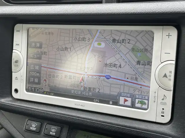 トヨタ アクア L 愛知県 2013(平25)年 7.7万km シルバーM ワンオーナー/純正SDナビ(FM/AM/CD/BT/ワンセグ)/バックカメラ/ETC/電動格納ミラー/純正フロアマット/リモコンキー/ABS/取扱説明書・保証書