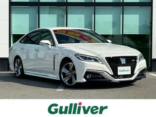 トヨタ クラウン ハイブリッド RS アドバンス 和歌山県 2018(平30)年 7.8万km ホワイトパールクリスタルシャイン 純正コネクトナビ/フルセグTV/(AM/FM/CD/DVD/USB/Bluetooth)/バックカメラ/プリクラッシュセーフティ/レーダークルコン/ブラインドスポットモニター/レーンキープアシスト/クリアランスソナー/ヘッドアップディスプレイ/パーキングサポート/ドラレコ/デジタルインナーミラー/ビルトインETC/エアーベンチレーション/ポジションメモリー/パワーシート/LEDヘッドライト/オートライト/オートマチックハイビーム/純正AW/プッシュスタート/スマートキー/純正マット