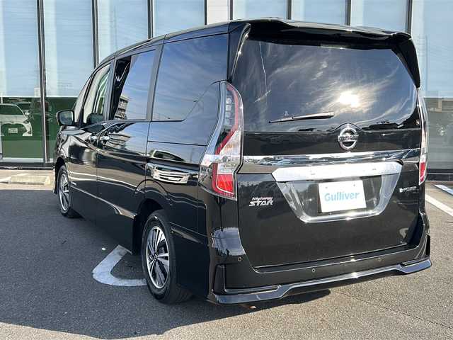 日産 セレナ 岐阜県 2020(令2)年 6.4万km ダイヤモンドブラック 登録時走行距離63984km/フリップダウンモニター/純正１０型ナビ/全方位カメラ/ステアリングヒーター/デジタルインナーミラー/シートヒーター/バックカメラ/プロパイロット/クルーズコントロール/両側パワースライドドア/禁煙車/純正アルミホイール/社外フロアマット/プッシュスタート/スマートキー/スペアキー/LEDヘッドライト/オートライト/フロントフォグランプ/アイドリングストップ