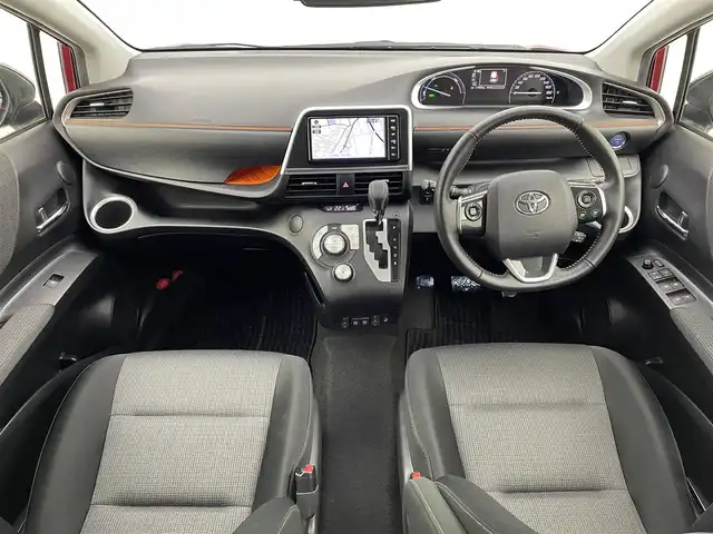 トヨタ シエンタ ハイブリッド ファンベースG 宮城県 2019(平31)年 1.8万km ブラックマイカ/センシュアルレッドマイカ 純正ナビ/全周囲カメラ　/両側電動スライドドア/シートヒーター/クルーズコントロール/クリアランスソナー/トヨタセーフティセンス/ＬＥＤヘッドランプ/フォグランプ/スマートキー/プッシュスタート/ビルトインETC/前後ドライブレコーダー/フルセグTV/Bluetooth/CD/DVD/革巻ステアリング/ルーフブラック/純正15インチアルミ/禁煙車