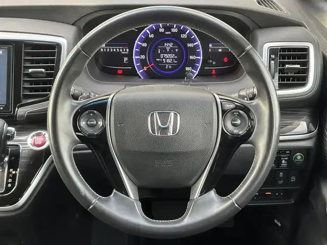 ホンダ オデッセイ アブソルート 20thアニバーサリー 茨城県 2014(平26)年 8万km プレミアムヴィーナスブラックP 純正ナビ/Bluetooth/AM/FM/CD/DVD/フルセグTV/バックカメラ/クルーズコントロール/オットマン/純正フロアマット/純正17インチアルミホイール/パワーシート/ハーフレザーシート/両側パワースライド/アイドリングストップ/ETC