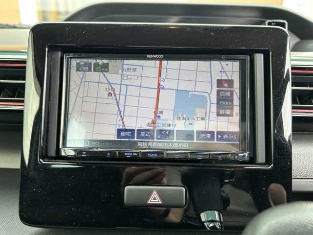 スズキ ワゴンＲ スティングレー L 宮崎県 2018(平30)年 3.7万km ブルーイッシュブラックパール3 スマートキー/LEDヘッドライト/横滑り防止装置/シートヒーター/ベンチシート/Bluetooth接続/フルセグテレビ/USB入力端子/純正フロアマット/純正アルミホイル/パワーステアリング/ミュージックプレーヤー接続