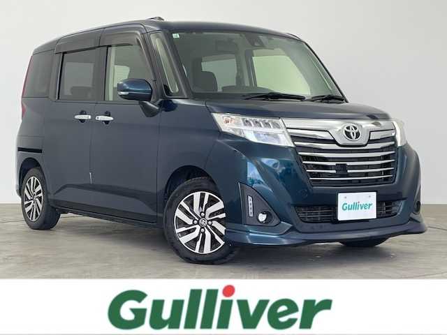 トヨタ ルーミー カスタムG S 大分県 2017(平29)年 4.3万km レーザーブルークリスタルシャイン 純正ナビ/フルセグ/CD/Bluetooth/バックカメラ/トヨタセーフティーセンス/両側パワースライドドア/ビルトインETC/オートLEDライト/リアサンシェイド/ピクニックテーブル/前方ドライブレコーダー/純正16インチAW/純正ドアバイザー/純正フロアマット/スマートキー