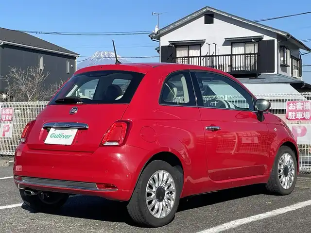 フィアット ５００ ツインエア ラウンジ 静岡県 2016(平28)年 3.1万km 赤 ワンオーナー/純正アルミホイール15インチ/純正ヘッドライト/純正フロアマット/社外ナビ（TV.AM.FM.BT）/バックカメラ/USBソケット/コーナーセンサー/ヘッドライトウォッシャー/ETC