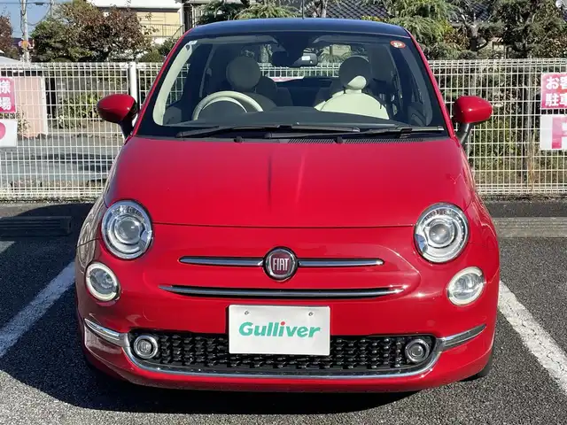 フィアット ５００ ツインエア ラウンジ 静岡県 2016(平28)年 3.1万km 赤 ワンオーナー/純正アルミホイール15インチ/純正ヘッドライト/純正フロアマット/社外ナビ（TV.AM.FM.BT）/バックカメラ/USBソケット/コーナーセンサー/ヘッドライトウォッシャー/ETC