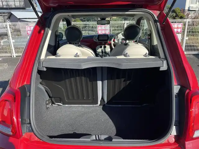 フィアット ５００ ツインエア ラウンジ 静岡県 2016(平28)年 3.1万km 赤 ワンオーナー/純正アルミホイール15インチ/純正ヘッドライト/純正フロアマット/社外ナビ（TV.AM.FM.BT）/バックカメラ/USBソケット/コーナーセンサー/ヘッドライトウォッシャー/ETC