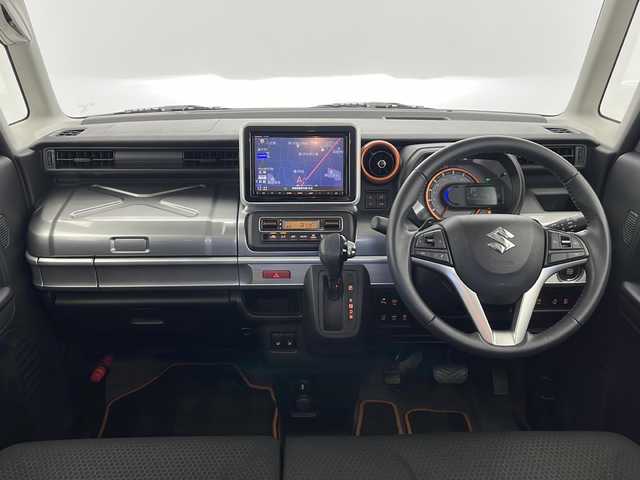 スズキ スペーシア ギア HYBRID XZターボ 長野県 2019(令1)年 2万km オフブルーメタリック/ガンメタリック2トーンルーフ デュアルセンサーブレーキサポート/4WD/純正SDナビ（フルセグ/DVD/CD/BT）/全方位カメラ/両側パワースライドドア/ETC/ドライブレコーダー（前方）（ZDR-015）/前席シートヒーター/リアサーキュレーター/リアサイドサンシェード/パドルシフト/ステアリングスイッチ/LEDヘットライト/フォグランプ/オートマチックハイビーム/パドルシフト/純正フロアマット