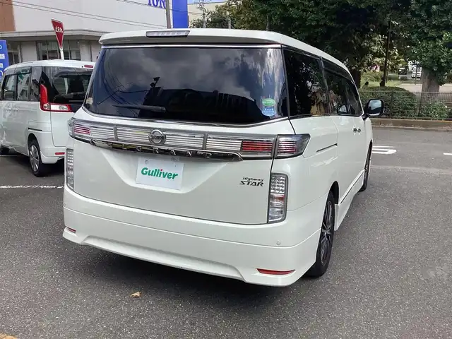 日産 エルグランド 250ハイウェイスター プレミアム 神奈川県 2014(平26)年 13.1万km ブリリアントホワイトパール 純正HDDナビ/(AM/FM/BT/CD/DVD/フルセグTV)/フリップダウンモニタ/Bose5.1ch/クルーズコントロール/全方位カメラ/バックカメラ/両側パワースライドドア/100V充電/ETC/LEDヘッドライト/エザーシート/パワーシート/シートヒーター/ステアリングスイッチ/ウィンカーミラー/ドアバイザー/パワーウィンドウ/パワーステアリング