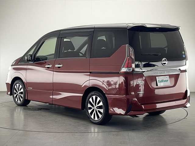 日産 セレナ ハイウェイスターVセレクションⅡ 宮崎県 2019(平31)年 4.4万km マルーンレッド 2トーン エマ―ジェンシーブレーキ/LDW（車線逸脱警報）/クリアランスソナー/オートマチックハイビーム/インテリジェントパーキングアシスト/純正9インチSDナビ/フルセグTV/CD/DVD/Bluetooth/アラウンドビューモニター/純正後席フリップダウンモニター/両側パワースライドドア/ハンズフリーオートスライドドア/クルーズコントロール/LEDヘッドライト/ビルトインETC/純正16インチAW/純正ナビ一体型ドライブレコーダー（DJ4-D）/アイドリングストップ/保証書/取扱説明書