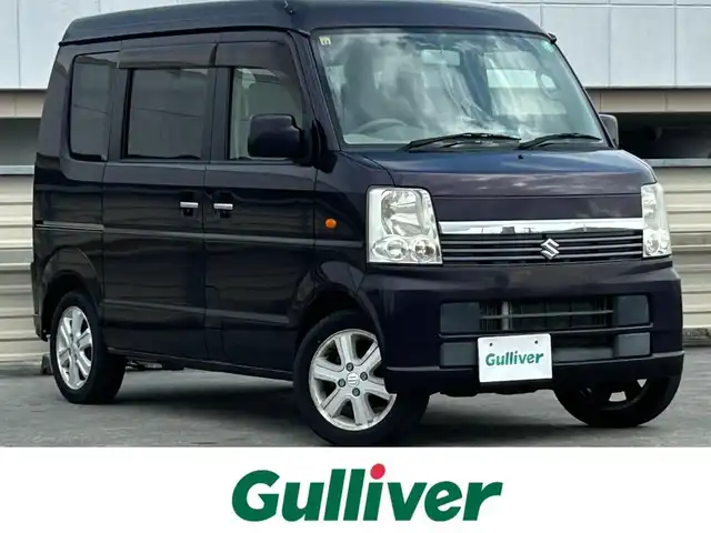 スズキ エブリィ ワゴン JPターボ ハイルーフ 静岡県 2012(平24)年 4.8万km ミステリアスバイオレットパール オーディオディスプレイ/CD/ハイルーフ/ターボ車/リモコンキー/エアバッグ/純正フロアマット/アンチブレーキシステム/スライドドア/純正14AW