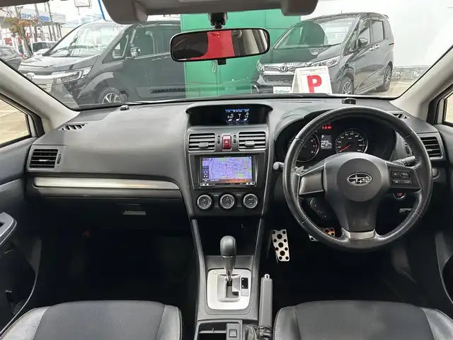 スバル インプレッサ スポーツ 2．0i－S アイサイト 青森県 2013(平25)年 6.1万km サテンホワイトパール 4WD/社外ナビ/・フルセグTV/AM/FM/CD/DVD/BT/純正17AW/ETC/D席パワーシート/HID/純正フロアマット/コーナーセンサー/フォグランプ/オートライト/クルーズコントロール/パドルシフト/レーンキープアシスト/車線逸脱警報/衝突軽減ブレーキ/横滑り防止機能/冬タイヤ積み込み有/取扱説明書