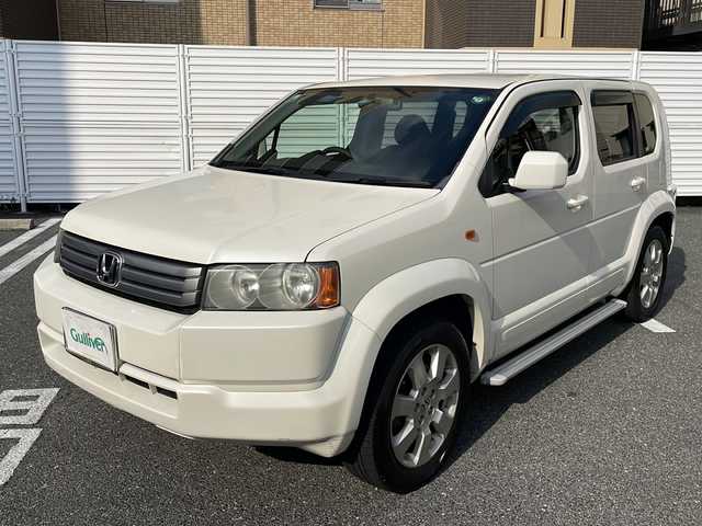 ホンダ クロスロード 20X 広島県 2007(平19)年 12.4万km プレミアムホワイトパール /登録時走行距離/　　　　　　　123639キロ/インターナビ/バックカメラ/スペアキー×１/ETC/新車時整備手帳/　　【保証書】/取扱説明書/