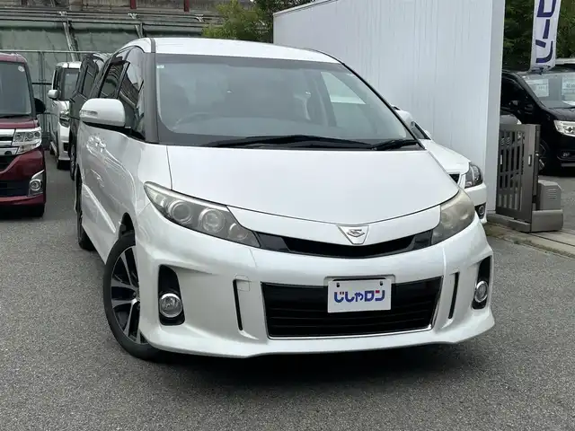 トヨタ エスティマ アエラス レザーパッケージ 兵庫県 2013(平25)年 8.9万km ホワイトパールクリスタルシャイン (株)IDOMが運営する【じしゃロン西宮店】の自社ローン専用車両になります。こちらは現金またはオートローンご利用時の価格です。自社ローンご希望の方は別途その旨お申付け下さい/*ETC/*バックカメラ/＊フルセグ/＊クルーズコントロールあり/＊オートライト/＊LEDライト/＊両側パワスラ