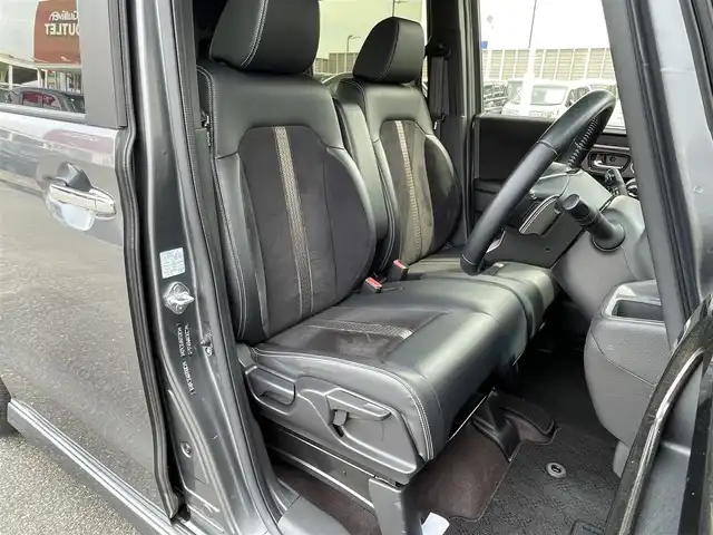 ホンダ Ｎ ＢＯＸ カスタム G L ターボ ホンダセンシング 山口県 2019(令1)年 6.9万km シャイニンググレーM ターボ/両側パワースライドドア/メモリナビ フルセグTV CD DVD BT/バックカメラ/ドラレコ/ビルトイン ETC/スマートキー 2個/衝突被害軽減ブレーキ/レーダークルーズコントロール/レーンアシスト/オートマチックハイビーム/LEDオートヘッドライト/フォグライト/ハーフレザーシート/8スピーカー/バックソナー/パドルシフト/W サイド カーテン エアバッグ/保証書 取説 ナビ取説/禁煙車