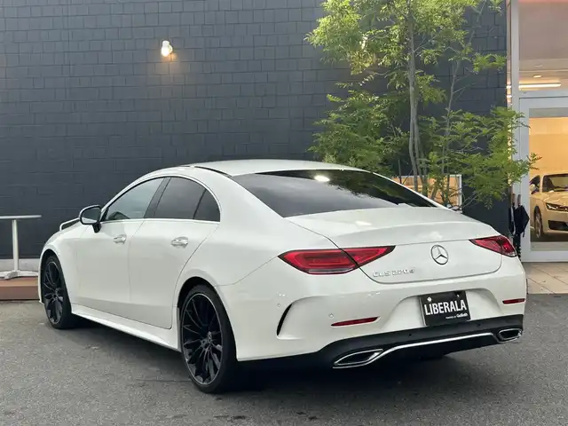 メルセデス・ベンツ ＣＬＳ２２０ｄ スポーツ エクスクルーシブPKG 滋賀県 2018(平30)年 5.8万km ダイヤモンドホワイト エクスクルーシブパッケージ/ナビ/TV/BT/USB/HUD/パノラミックスライディングルーフ/シートヒーター／エアーシート/360°カメラ/ブルメスターサラウンドシステム/パヒュームアトマイザ／イオナイザー/20インチAMGホイール（ブラック）