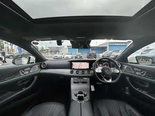 メルセデス・ベンツ ＣＬＳ２２０ｄ スポーツ エクスクルーシブPKG 滋賀県 2018(平30)年 5.8万km ダイヤモンドホワイト エクスクルーシブパッケージ/ナビ/TV/BT/USB/HUD/パノラミックスライディングルーフ/シートヒーター／エアーシート/360°カメラ/ブルメスターサラウンドシステム/パヒュームアトマイザ／イオナイザー/20インチAMGホイール（ブラック）