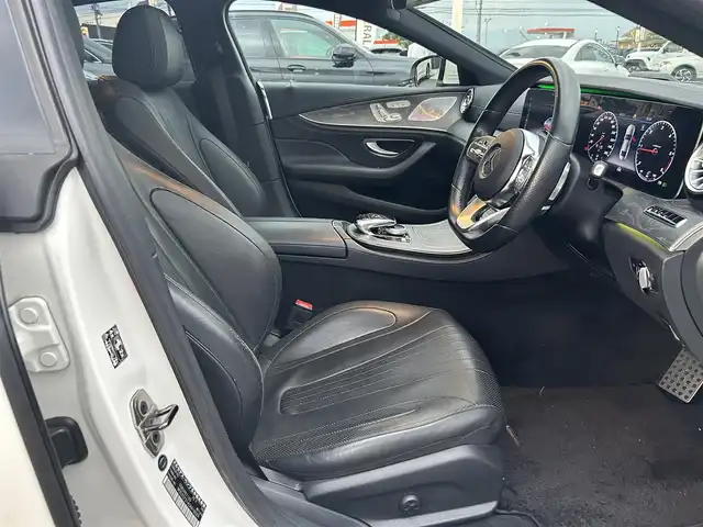 メルセデス・ベンツ ＣＬＳ２２０ｄ スポーツ エクスクルーシブPKG 滋賀県 2018(平30)年 5.8万km ダイヤモンドホワイト エクスクルーシブパッケージ/ナビ/TV/BT/USB/HUD/パノラミックスライディングルーフ/シートヒーター／エアーシート/360°カメラ/ブルメスターサラウンドシステム/パヒュームアトマイザ／イオナイザー/20インチAMGホイール（ブラック）