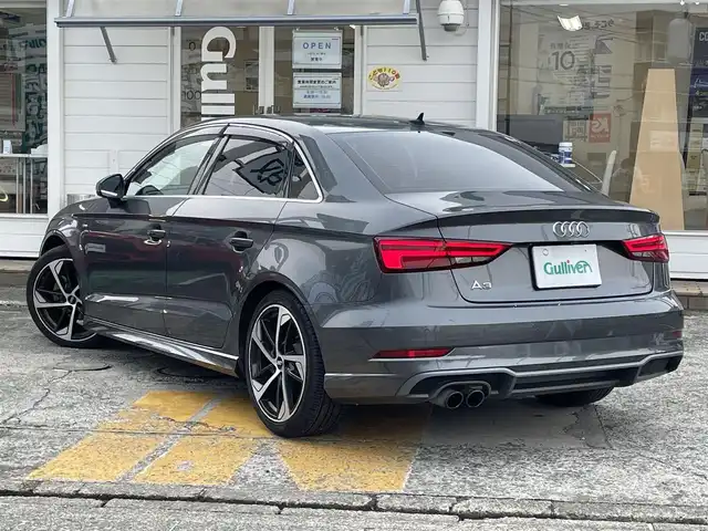 アウディ Ａ３ セダン SラインダイナミックLTD 神奈川県 2019(平31)年 6.1万km デイトナグレーパールエフェクト MMIナビゲーションシステム/　（CD・SD・Bluetooth）/フルセグTV/リヤビューカメラ/ハーフレザーシート/前席シートヒーター/運転席パワーシート/純正18インチAW/LEDヘッドライト/ETC2.0/前後ドライブレコーダー/バーチャルコックピット/アダプティブクルーズ/コーナーセンサー/アドバンスドキー×2/保証書/取扱説明書/R2.3.4.5.7記録簿有り