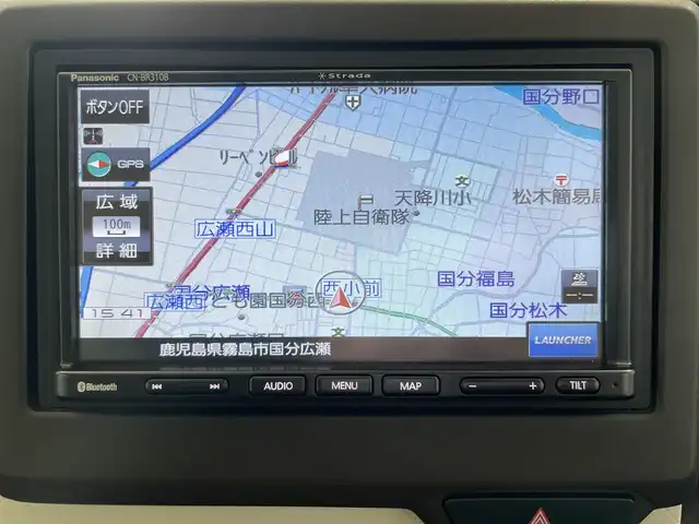 ホンダ Ｎ ＢＯＸ L 鹿児島県 2021(令3)年 4.8万km クリスタルブラックパール ナビ(CN-BR310B)　/・Bluetooth/衝突軽減　/片側パワースライドドア/バックカメラ　/前席シートヒーター　/後方コーナーセンサー　/追従型クルーズコントロール　/車線維持支援システム　/誤発進抑制　/純正アルミホイール　/ドライブレコーダー　/ＬＥＤヘッドライト　/フロアマット/ＥＴＣ/スマートキー/プッシュスタート